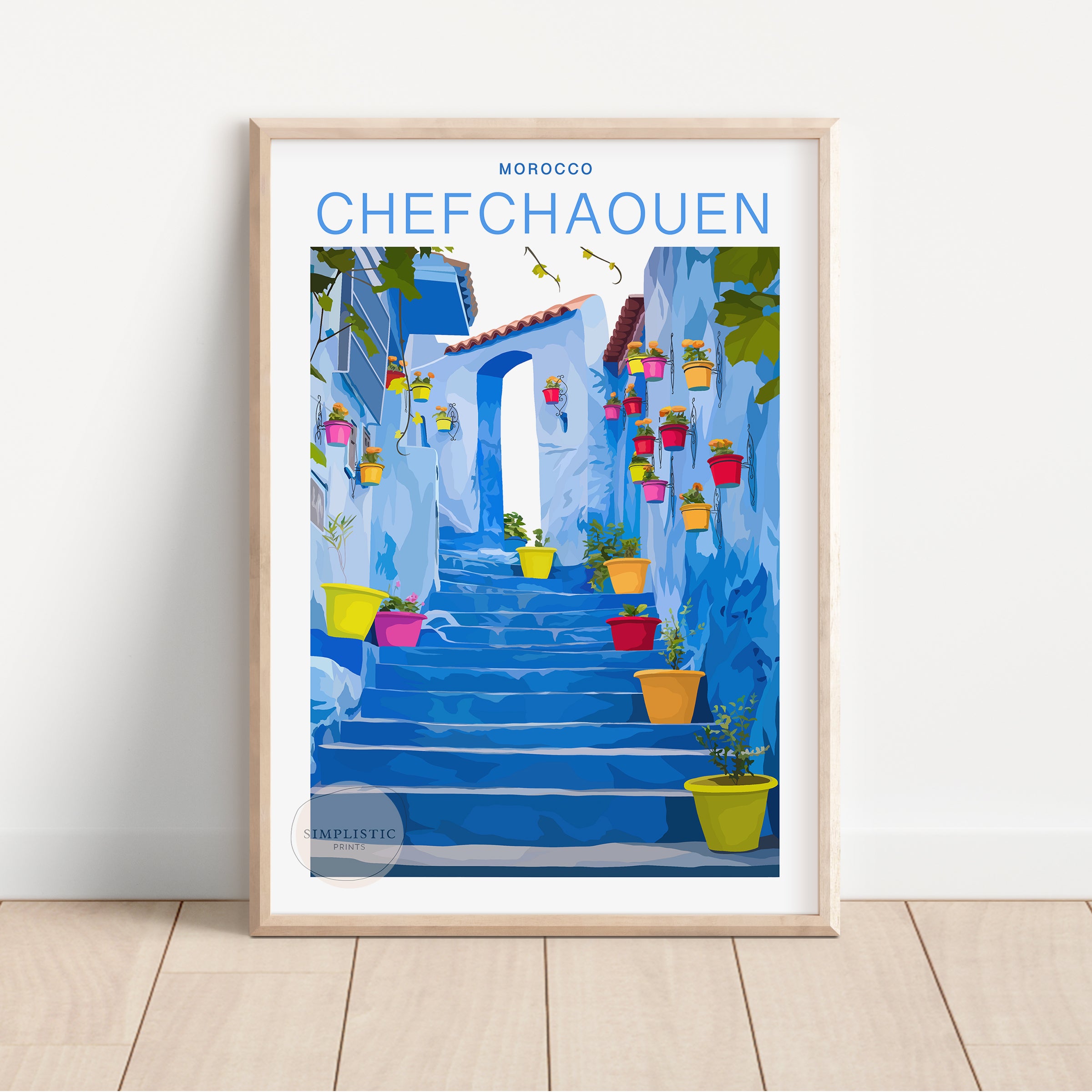 Chefchaouen selling photo print