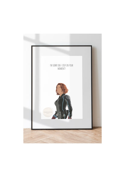 Black Widow Scarlett Johansson Marvel - Digital Print