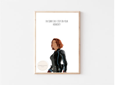 Black Widow Scarlett Johansson Marvel - Digital Print