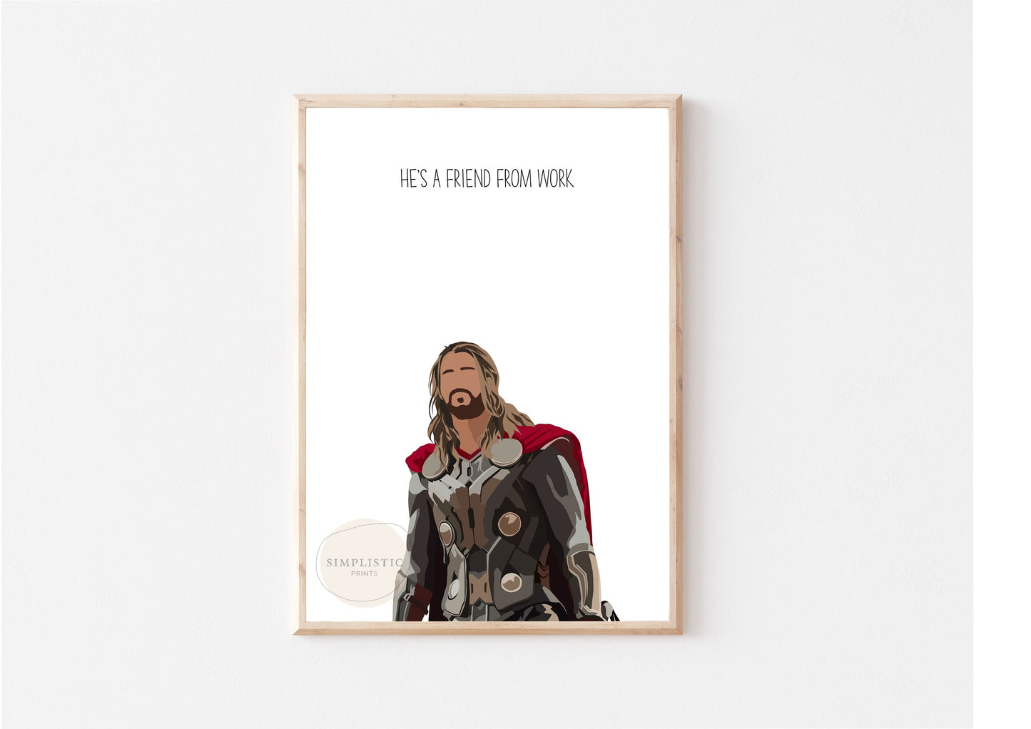 Thor Chris Hemsworth Marvel - Digital Print