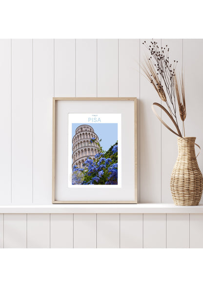 Leaning Tower Of Pisa - Digital Travel Print