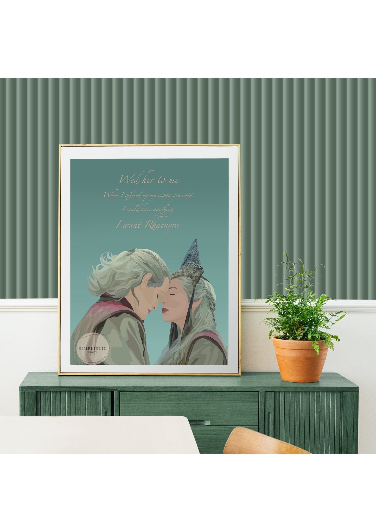 Rhaenyra & Daemon Targaryen Wedding - Digital Print